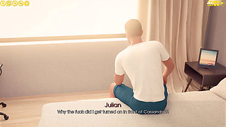 My Pleasure 46 - Julian Gives Shoulder Massage to Cassandra and Nude Shower of Barbara and Lori