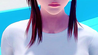 Murmur 7 Liz's Sloppy Locker Room Handjob on Adam - Milking His Cock for Explosive Cum Release (vn Gameplay)