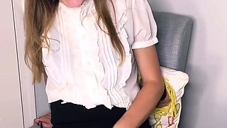 Ftv amateur brunette toying pussy and having strong orgasm