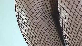 Misss a Catching You with Her Sexy Fishnets 2