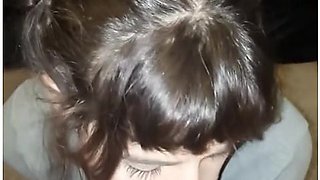 Innocent Young Babe 2 Facials & Gags On Cum After Giving Sloppy Handjob & Blowjob Pov Fyp Deepthroat