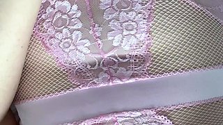 Amateur striptease and Solo masturbation