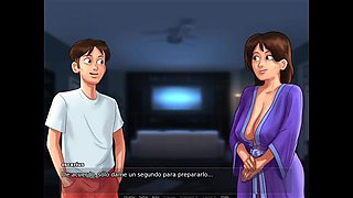 Best Summertime Saga Hentai Moments – Stepmom and Big Natural Tits