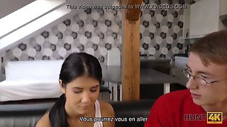 Hunt4k. elle a eu des vacances sur ma nibble