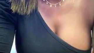 Amateur striptease and Solo masturbation