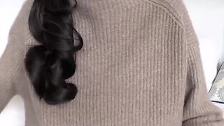 German Stepmom JOI POV: Cum On My Cashmere Sweater - Taboo Fetish MILF Solo