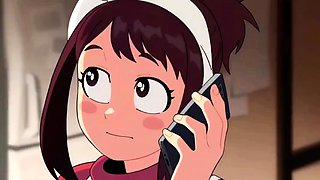Uncensored Hentai Facial Cum and Cock Riding