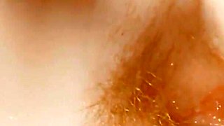 Cuming on My Hairy Petite Pussy