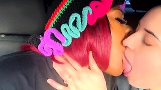 Redhead And Brunette Lesbians Get Down