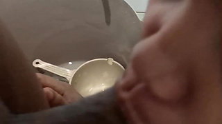 Pinay Chubby Wife Bathroom Anal Sex