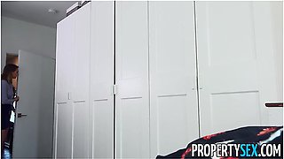 Ashley Lane And Real Estate Agent - Confronting Home Invader With Morning Wood