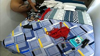 Cute Latina MILF Jhodez1 Speaks Limited English While Slipping Into Various Provocative Lingerie