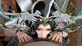 3D Hentai compilation with busty queens and big dicks