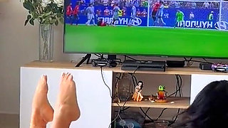 This Horny Big Ass Loves Riding My Cock While I Watch Football - Aaroonmush