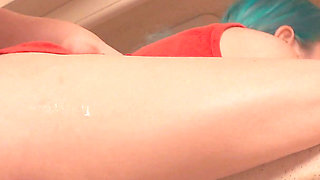 Kitchen Counter Strapon - Stepmom Catches Stepdaughter & Takes Over