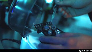 Leana and Lucy's vampire hentai sex