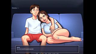 Summertime saga - Ive helped Diana with her milk and fucked Jenny