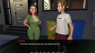 Jimmy's Awkward Adventures Part 9 - Lucky Day - Both Neighbors give a Handjob