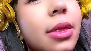 Cute Asian Chubby Teen Wild Dildo Masturbation