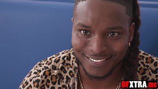 Waitress served her holes for BBC guests