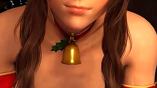 Aerith Xmas POV Cowgirl Ride - Final Fantasy 7 3D Animation