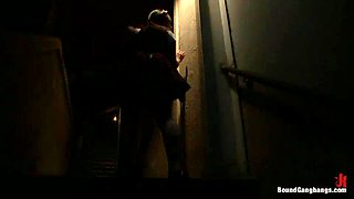 Hot Brunette Fantasizes Of Being Dressed In Uniform And Aggressively Assfucked By A Group Of Men - Kink