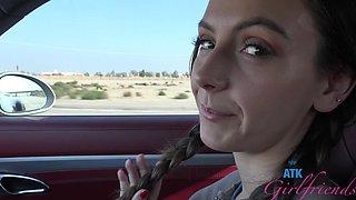 Playful teen Serena Hill gets fucked in jeans