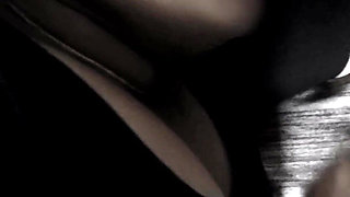 Big Breasted Desi Aunty in Black Blouse Pussy Fingered & Sucking Cock