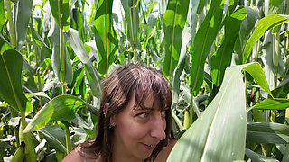 Rea takes me to a cornfield to fuck her