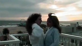 Cytherea And Lena Ramon - Squirting Lesbians On The Porch