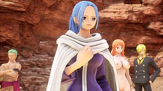 Luffy gets steamy with Nami in this one piece fantasy