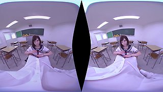 Japanese School Girl Gives You A Special Gift - Asian Pov Blowjob