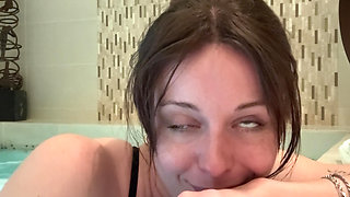 Jet Orgasm in a Spa!