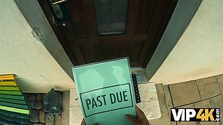 Vip4k. thin babe is hardcore to pay her debt