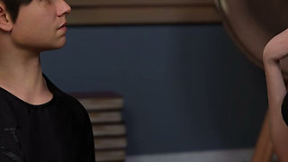 Slutty Cheerleader Fucked by a College Nerd