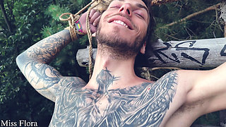 Biting the Festival Boy in the Woods with Snorfux & Goddess Yazmin
