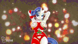 Anthro pony dance - Happy new year!