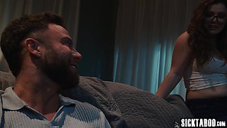 Big knockers teenager crushed by boyfriends penis