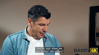 Daddy4k. my hot girlfriend is calmly cheating on me while i was watching tv