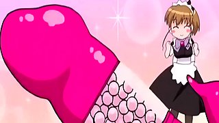 Japanese anime maid caught