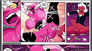 Verosika Vs Moxxie - Sex Battle - Helluva Boss - Jo Jo And Car Toon
