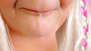 Peter Slappin This Whores Face Cum Shes Gonna Taste