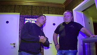 Tattooed busty German MILF fucked hard at the swinger party