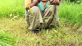 Today sister-in-law fucked in the fields and drained the water
