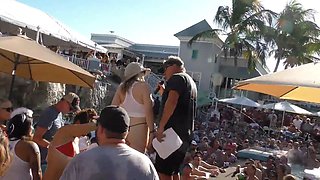 Key west bare fuckslut pool party uncircumcised and raw
