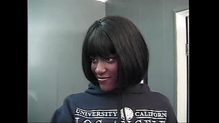 Young Black Slut Taken on the Street Ass Fucked and Cummed in Mouth