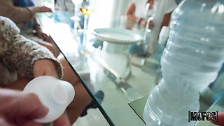 Raunchy humpette horny POV movie