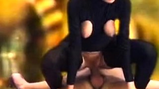 Hot 3D redhead licking a pussy while getting fucked