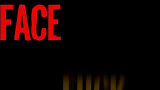 Submissive college GOTH will swallow all if it's a massive cock