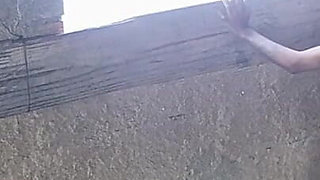 I Caught the Balled on the Terrace 100% Anal